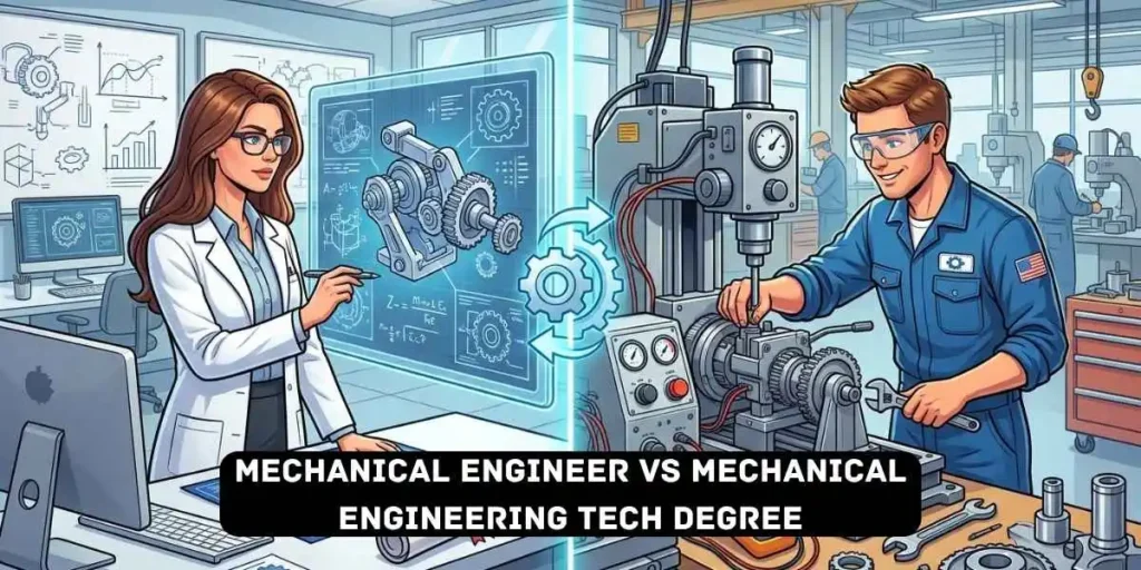 Mechanical Engineer vs Mechanical Engineering Tech Degree